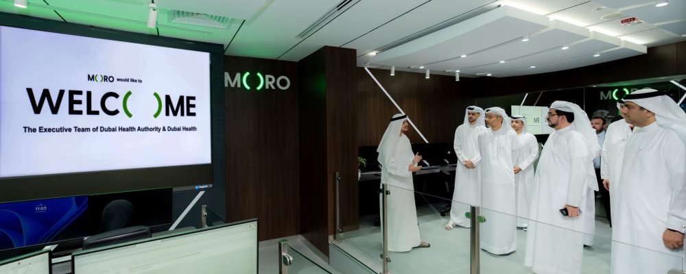 A High-Level Delegation From Dubai Health Authority And Dubai Health Visits Moro Hub To Explore Its Advanced Digital Infrastructure And Smart Healthcare Solutions