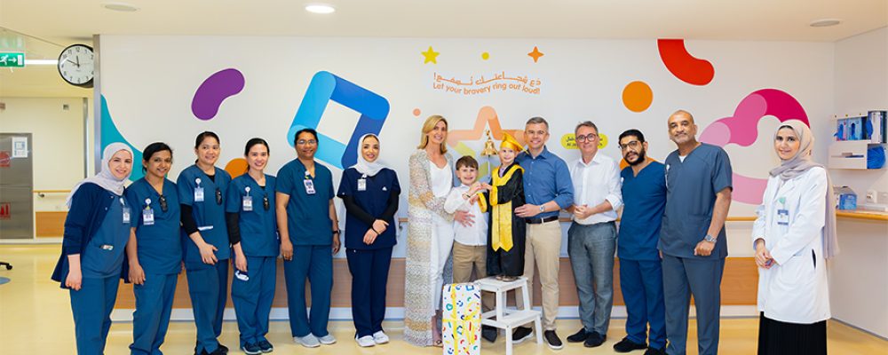Al Jalila Children’s Hospital Rings The ‘Bell Of Hope’ In Celebration Of Five-Year-Old Alexis’s Recovery From Cancer