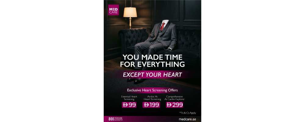 World Heart Day: Medcare Offers Heart Health Screenings From AED 99 Through September 30