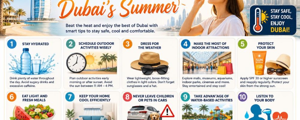 Top 10 Tips to Stay Cool During Dubai’s Summer