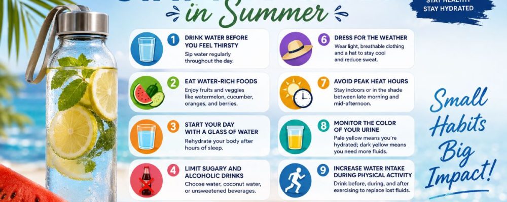 Top 10 Tips to Stay Hydrated in Summer